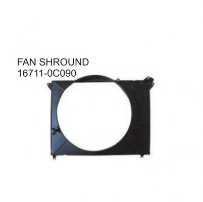 Percorso per ventilatore per auto per Toyota HILUX 16711-0C090